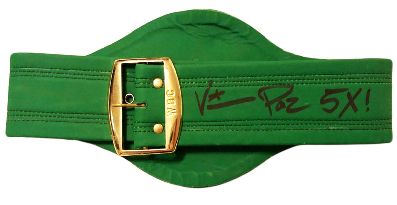 Vinny Paz Autographed Vintage WBC Championship Full Size  display picture 1