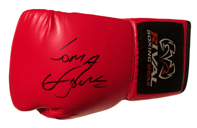 Vasyl Lomachenko Rare Autographed Rival Red Boxing Glove in Black Signature