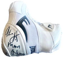 Tommy "Hitman" Hearns Signed Everlast Boxing Boots Rare with photo proof