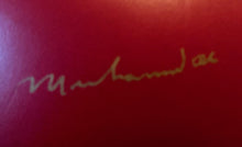 Muhammad Ali Autographed Vintage Boxing Glove with Gold Signature Rare!