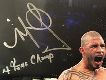 Miguel Cotto autographed Framed Silver signature 11x17 Photo size