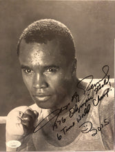 Sugar Ray Leonard Signed 8x10 Photo Super inscriptions