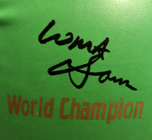 Vasyl Lomachenko Full Autographed Custom Green Boxing Glove in Black Signature