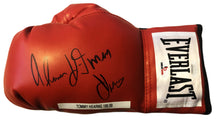 Tommy Hearns Signed Everlast Boxing Glove (JSA COA)