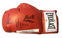 Tommy Hearns and Roberto Duran Signed Everlast Boxing Glove (Beckett)