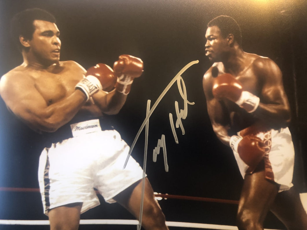 Larry Holmes vs Ali signed Autographed 8x10 Boxing Photo
