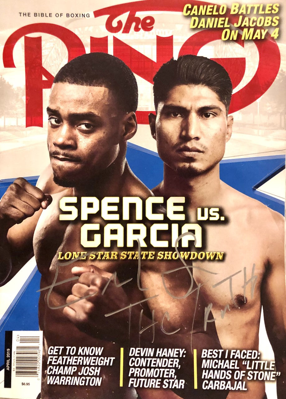 Errol Spence Jr. Silver Autographed and signed Boxing Magazine
