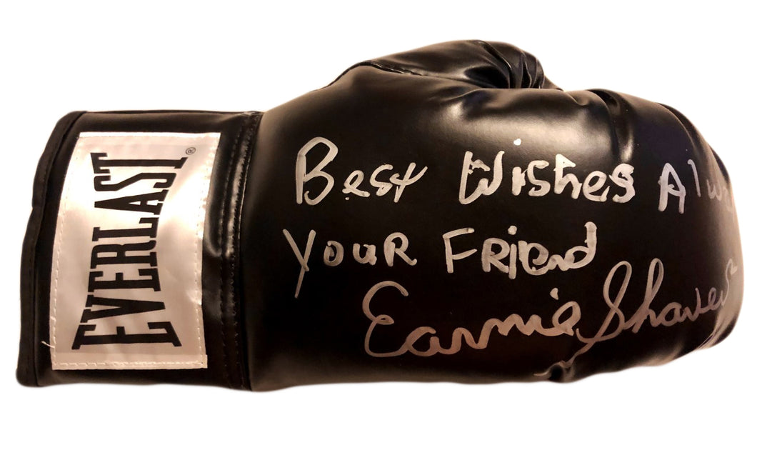 Earnie Shavers Signed Everlast Boxing Glove Rare! Photo proof.