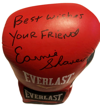 Earnie Shavers Signed Everlast Boxing Glove Rare! Photo proof.