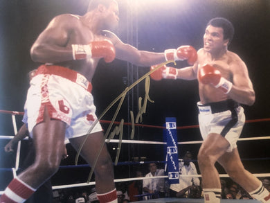 Larry Holmes vs Ali signed Autographed 8x10 Boxing Photo