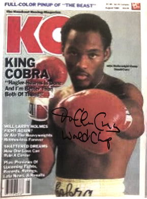 Donald Curry Hand Signed 8x10 Autographed Boxing Photo Rare