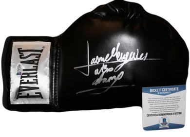 Jaime Munguia signed autographed boxing glove, WBO, WBC, Beckett F97298