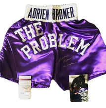 Adrien Broner Autographed/Signed Boxing Shorts/Trunks JSA The Problem.