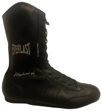 Muhammad Ali Autographed Rare Vintage Everlast Black Boxing Boot