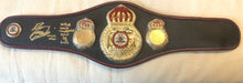 Paulie Malignaggi Signed mini-Size WBA Championship Boxing Belt, Inscriptions!