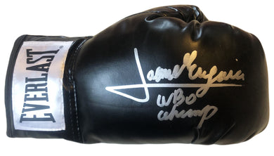 Jaime Munguia signed autographed black boxing glove, WBO, WBC,