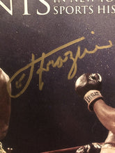 Joe Frazier Signed Autographed Rare Magazine vs Muhammad Ali in Gold
