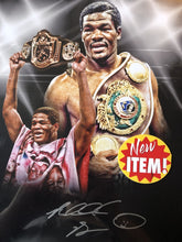 Riddick Bowe Autographed signed 11 x 14 Boxing Photo