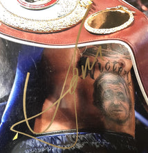 Boxer Vasyl Lomachenko Autographed 11x14 photo in Gold Signature, Photo Proof