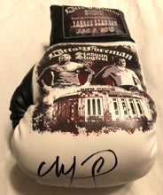 Cotto vs Foreman Autographed and silk screen Custom Boxing Glove
