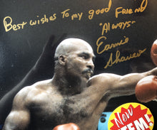 Earnie Shavers vs Muhammad Ali signed Autographed 16 x 20 Photo