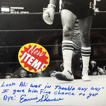 Earnie Shavers vs Muhammad Ali signed Autographed 16 x 20 Photo