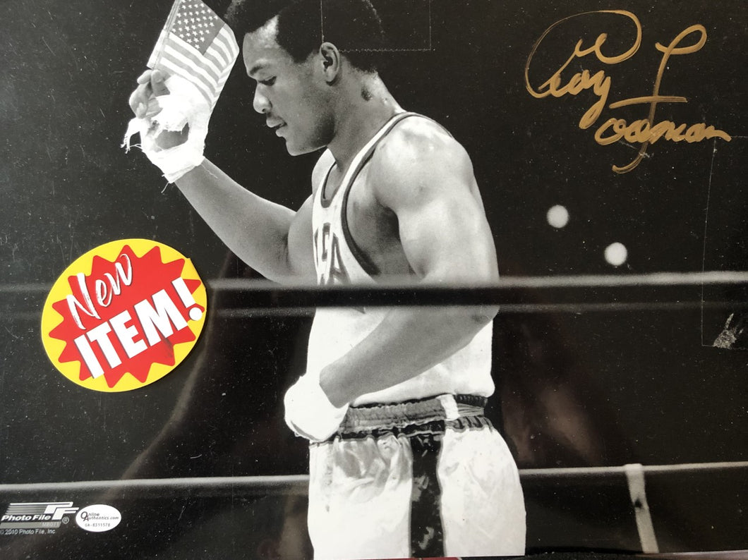 George Foreman Signed Autographed 8X10 Boxing Photo OA