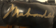 Muhammad Ali Autographed Mac Gregor Boxing Vintage Black Headgear