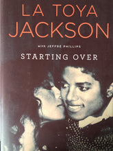 La Toya Jackson Hand Signed "Starting Over" autographed book authentic Rare!