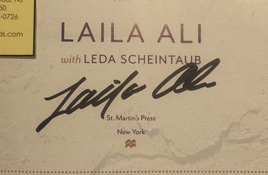 Laila Ali autographed signed book 