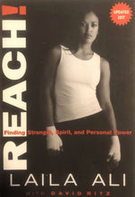 Laila Ali autographed signed book "Reach" authentic Rare!