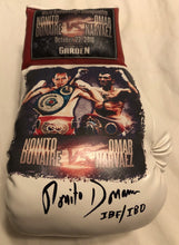 Nonito Donaire vs Narvaez Autographed and silk screen Custom Boxing Glove