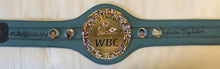 Spinks Brothers Michael and Leon Dual Autographed WBC Championship Mini Size Belt JSA