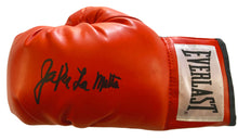 Autographed Jake LaMotta "The Ragging Bull" Boxing Glove