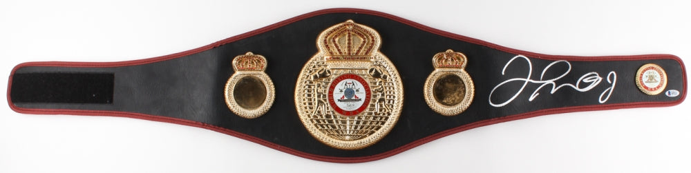 Floyd Mayweather Jr. Signed Full-Size WBA Championship Belt (Beckett Witnessed COA)