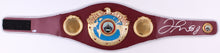 Floyd Mayweather Jr. Signed Maroon/Gold WBO Heavyweight Championship Belt (Becektt COA)