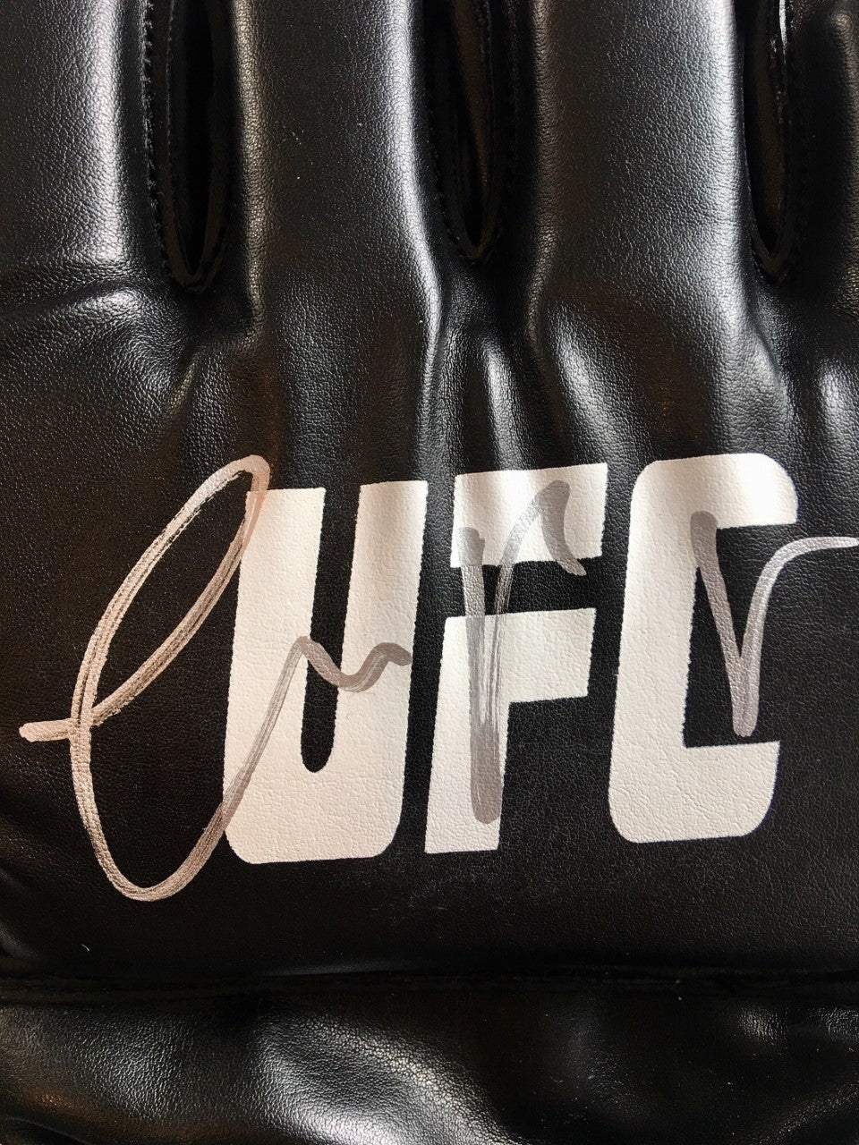conor mcgregor handschuhe Conor McGregor Autographed UFC Gloves in a Silver Marker Size XX-Large –  iconsofboxing.com