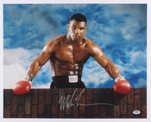 Mike Tyson Signed 16x20 Championship Photo (PSA COA)