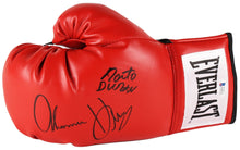 Roberto Duran & Tommy Hearns Dual Signed Everlast Boxing Glove (Beckett COA)