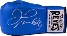 Floyd Mayweather Jr. Signed Rare Color Blue Boxing Glove (Beckett COA)