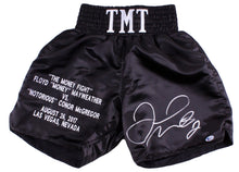 Floyd Mayweather Jr Signed TMT Custom Boxing Trunks (Beckett COA)