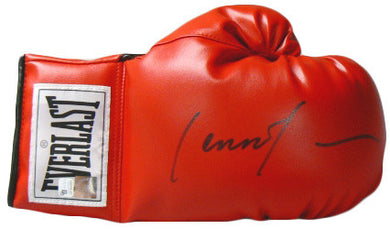 Lennox Lewis Autographed Everlast Red Boxing Glove ASI certified