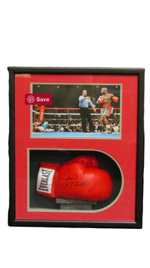 Floyd Mayweather Jr. Autographed Boxing Glove in a Shadowbox Display Case JSA