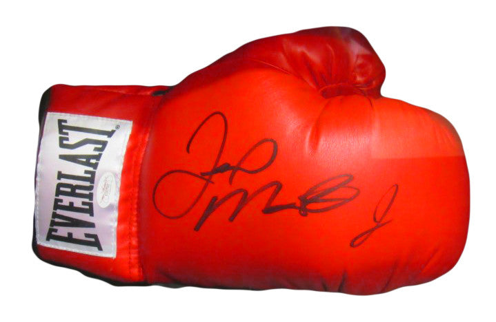 Floyd Mayweather Jr., Autographed Everlast Boxing Glove in Black signature  JSA