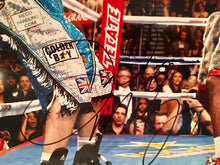Autographed Photograph of Floyd Mayweather Jr. vs Ricky Hatton Hand-Signed by Floyd Jr.