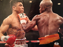 Floyd Mayweather Jr. vs Victor Ortiz 11 x 14 size color Autographed Photo