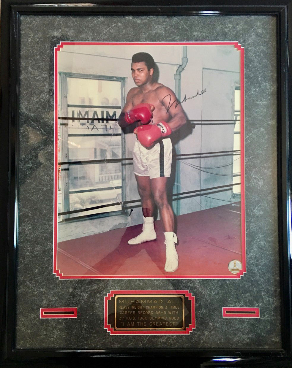 Muhammad Ali Autographed 16 x 20 Photo, Field of Dreams certified: SOLD!