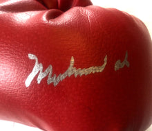 Muhammad Ali Silver Autographed Everlast Old Vintage Boxing Gloves, PSA