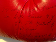 Muhammad Ali Autographed Vintage Boxing Glove with added Inscription and Dated with Full Letter JSA